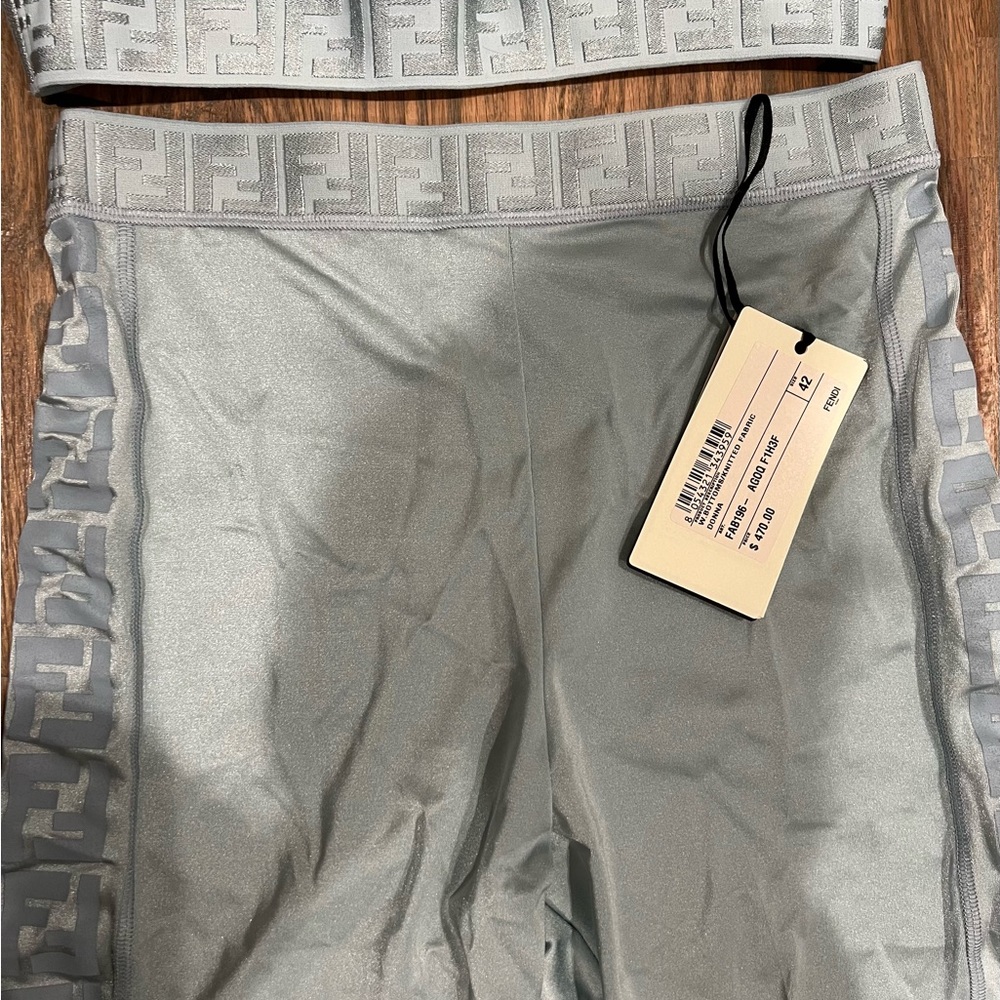 Fendi athletic wear. Bra crop top and leggings. Never worn.